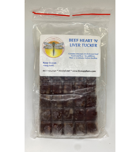 Biosupplies Beef Heart N' Liver Tucker100g