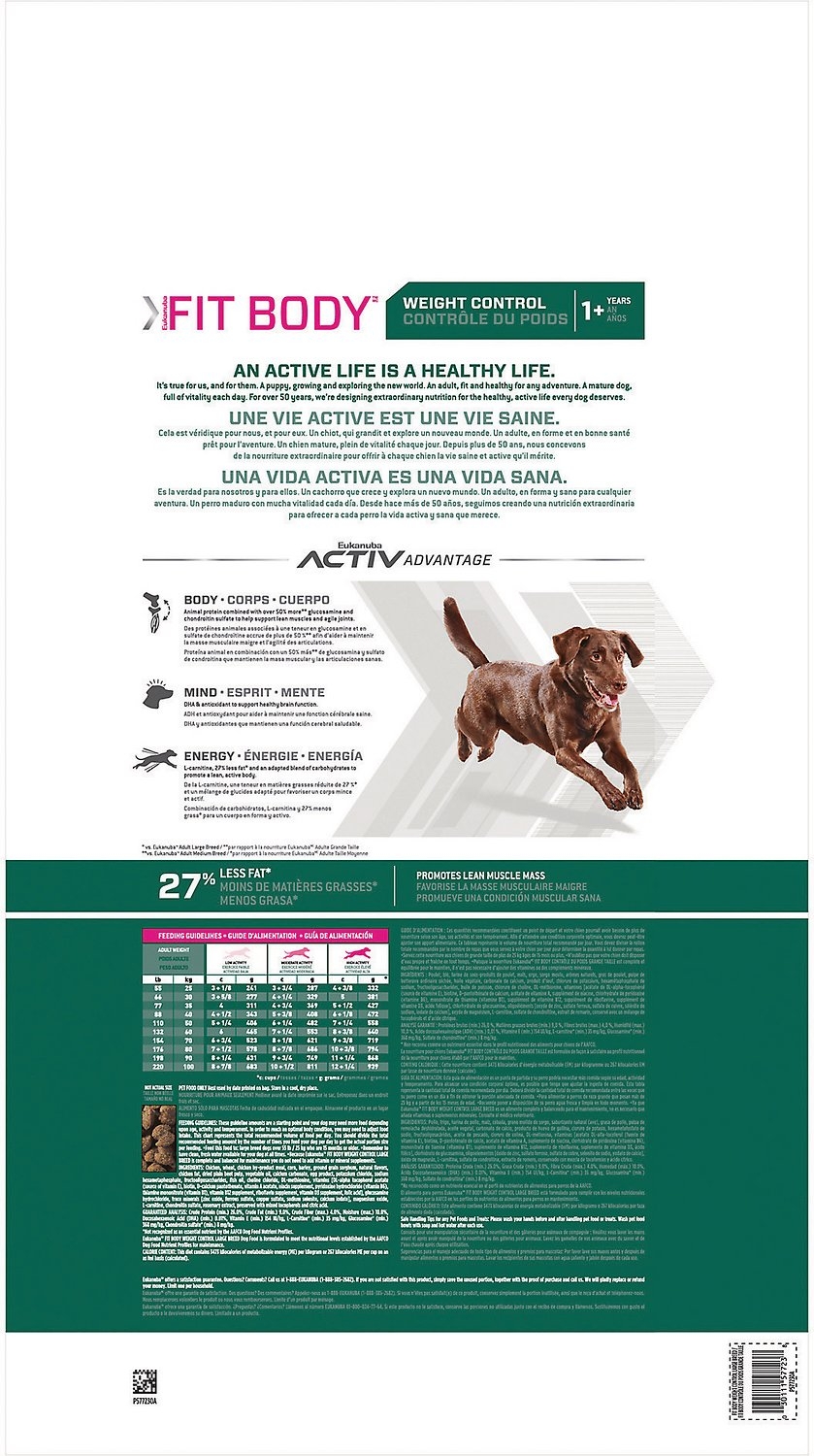 Eukanuba fit body hotsell