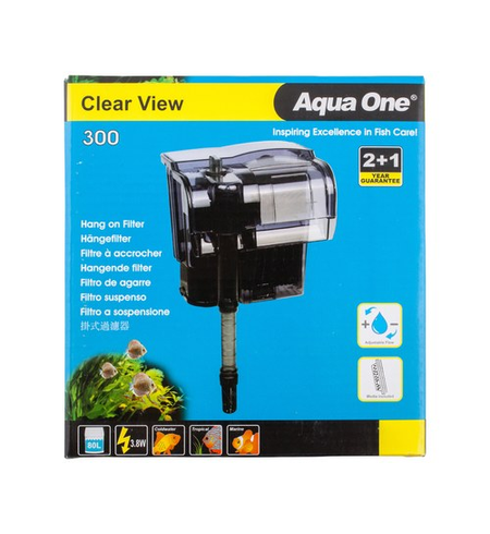 Aqua One H300 Clear View Hang On Filter
