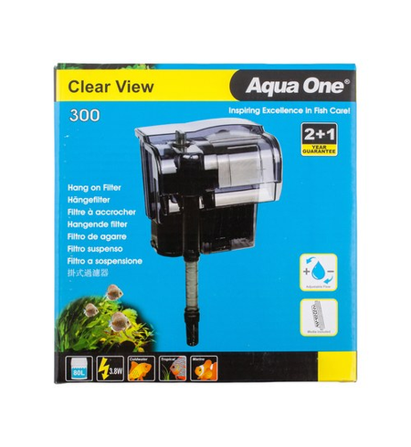 Aqua One H300 Clear View Hang On Filter