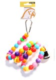 Avi One Beads Twister Bell Toy 67cm-bird-The Pet Centre