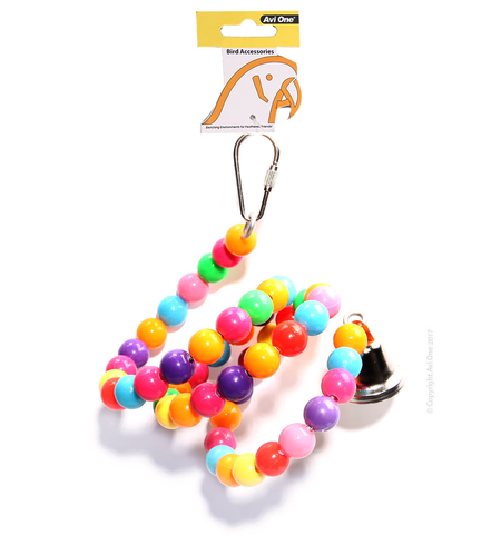 Avi One Beads Twister Bell Toy 67cm
