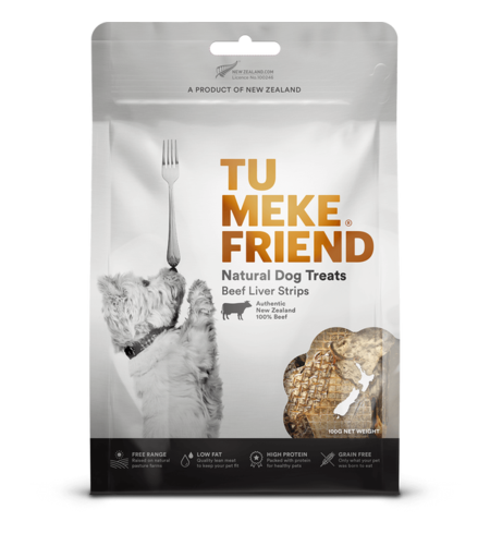 Tu Meke Beef Liver Strips 100g