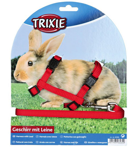 Trixie Adjustable Rabbit  Harness with Lead 