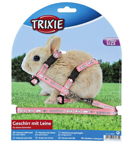 Trixie Adjustable Baby Rabbit Harness with Lead