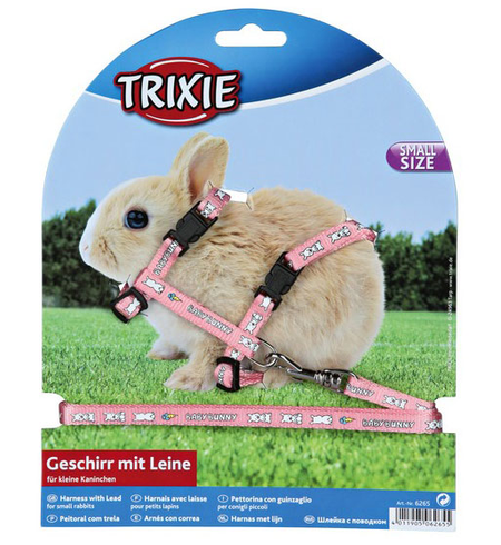 Trixie Adjustable Baby Rabbit Harness with Lead