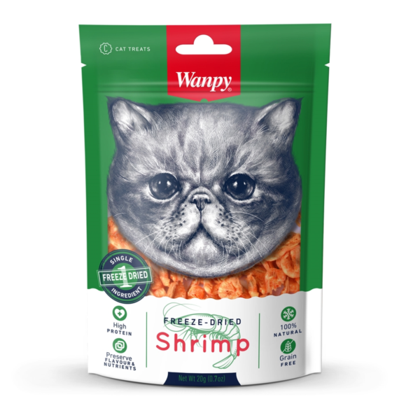 freeze dried shrimp cat treats