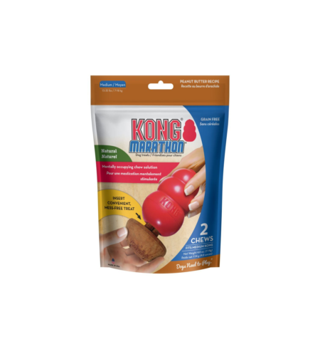 Kong Marathon Peanut Butter Medium 2pk 