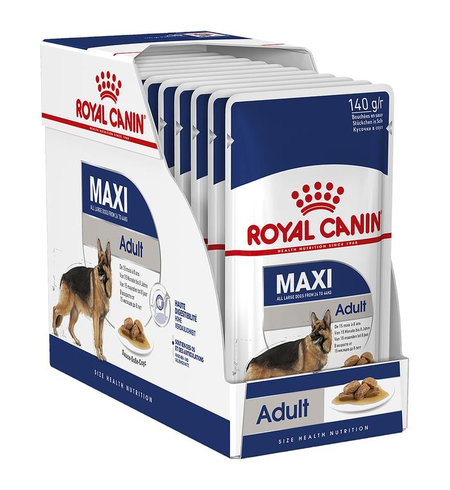 Royal Canin Dog Maxi Adult in Gravy 140g