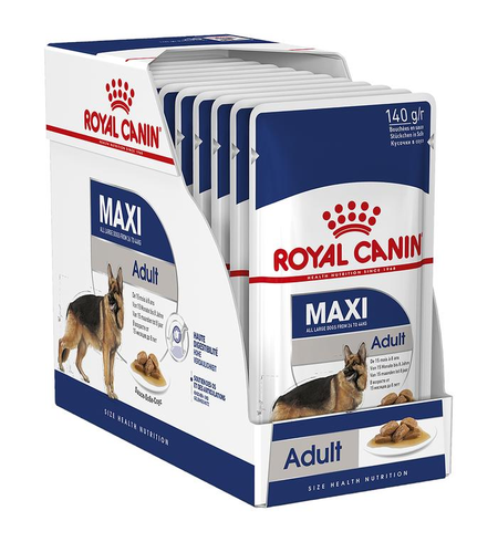 Royal Canin Dog Maxi Adult in Gravy 140g