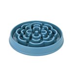 Slow Chow Feeder Melamine Barkley & Bella Teal L-bowls-The Pet Centre