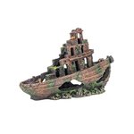 Aqua Care Ornament Shipwreck Sunken Ruins-ornaments-The Pet Centre