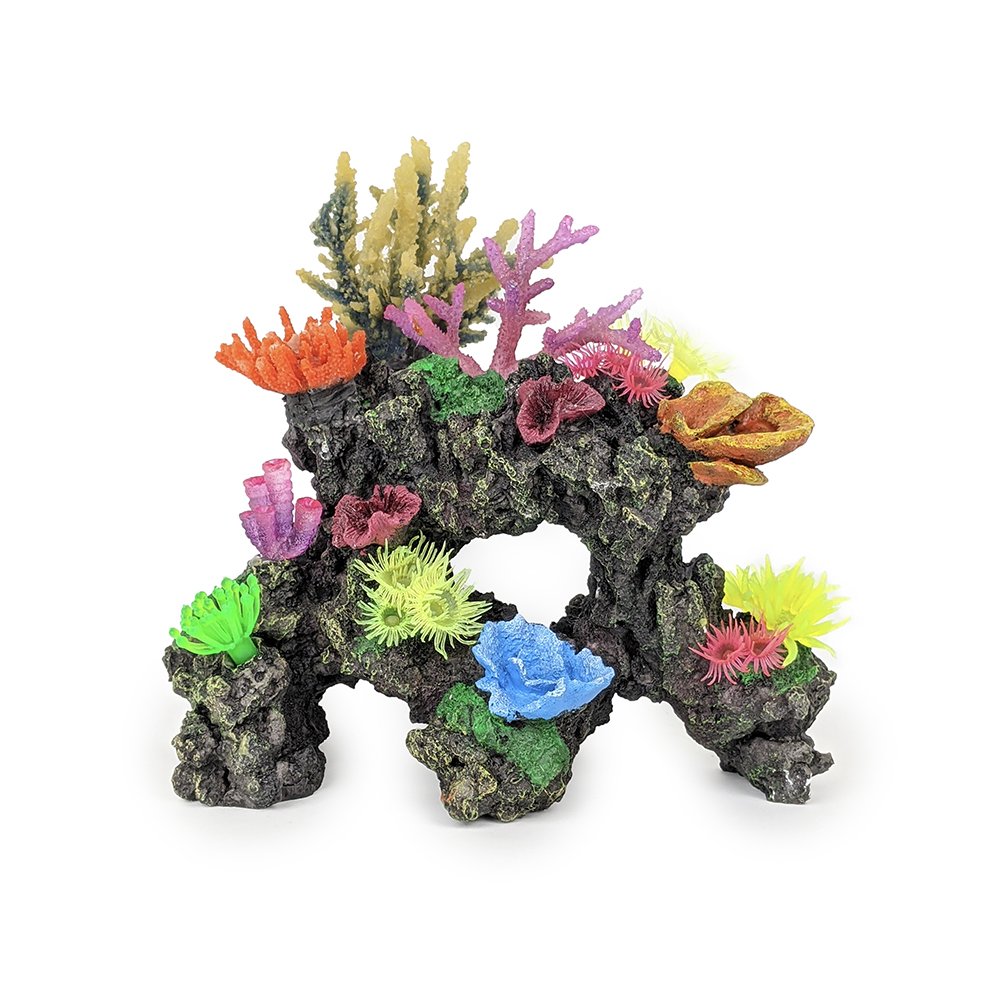 Aquarium Ornament Coral Garden With Rock FishDecorationsOrnaments