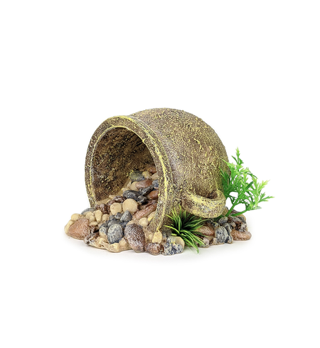 Aquarium Ornament - Sunken Pottery Vase