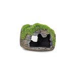 Aqua Care Ornament Moss Covered Barrel-ornaments-The Pet Centre