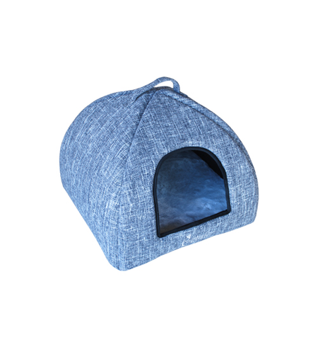 Cattitude Igloo Woven Grey Lge