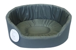 Yours Droolly Nested Bed - Grey Small-bedding-The Pet Centre