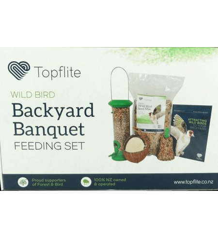 Topflite Wild Bird Backyard Banquet Feeding Set