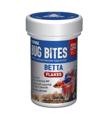 Fluval Bug Bites Betta Flakes 18 g