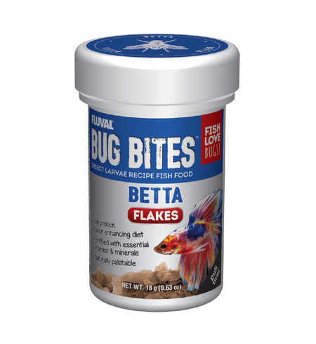 Fluval Bug Bites Betta Flakes 18 g