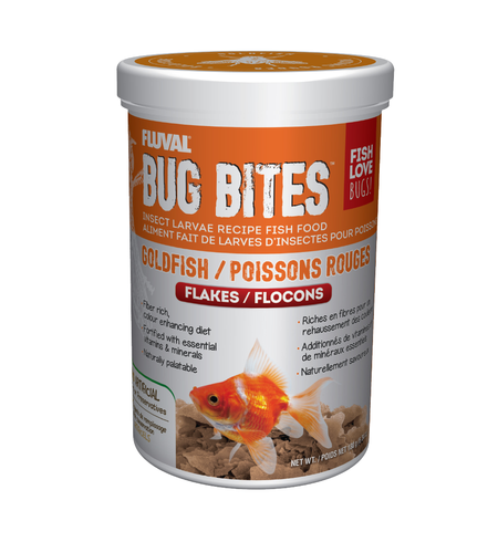 Fluval Bug Bites Goldfish Flakes 180g