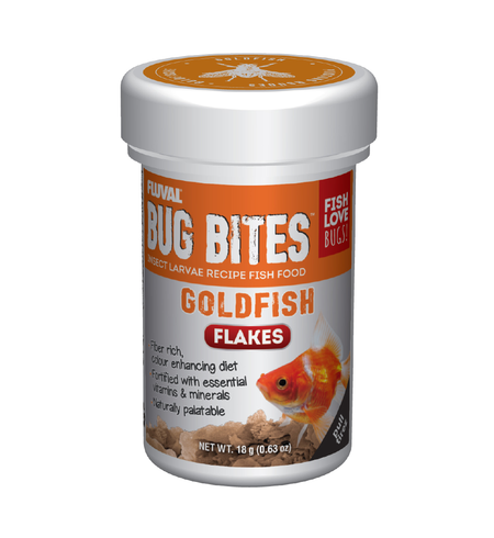 Fluval Bug Bites Goldfish Flakes 18g