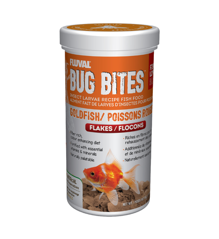 Fluval Bug Bites Goldfish Flakes 90g