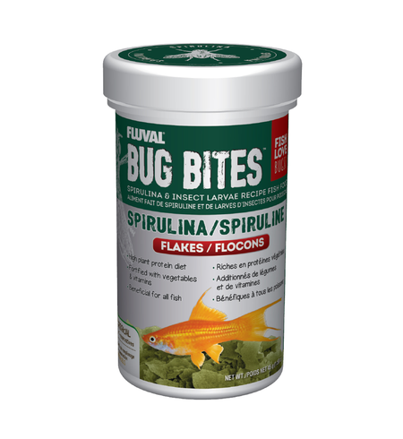 Fluval Bug Bites Spirulina Flakes 45g