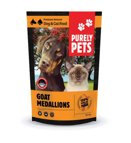 Purely Pets Goat Medallions 1kg
