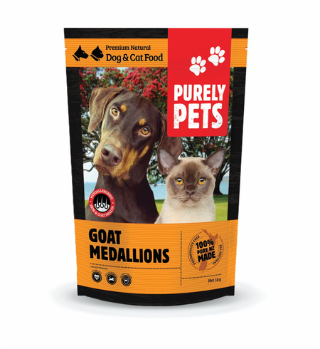 Purely Pets Goat Medallions 1kg