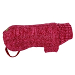 Huskimo Jumper Cableknit Chambray Red 46Cm-jersey-The Pet Centre