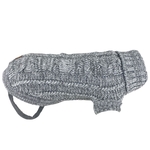 Huskimo Jumper Cableknit Chambray Grey 60Cm-jersey-The Pet Centre