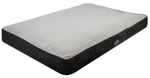 Its Bed Time Luxury Memory Foam Mattress - Medium Grey-dog-The Pet Centre