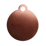 Personalised iMarc Tag Circle Bronze Large-dog-The Pet Centre