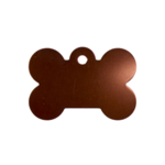 Personalised iMarc Tag Bone Small Bronze-dog-The Pet Centre