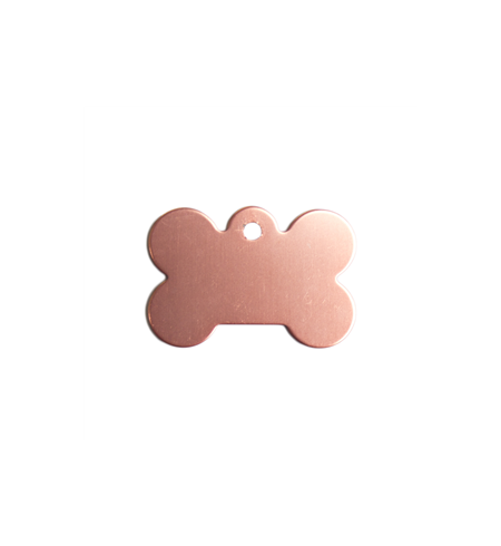 Personalised iMarc Tag Bone Small Rose Gold