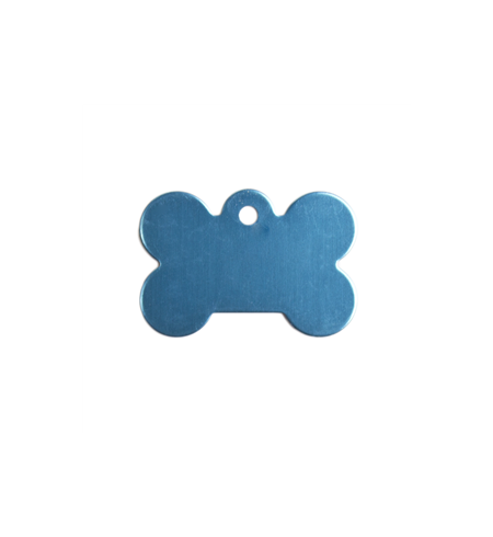 Personalised iMarc Tag Bone Small Turquoise