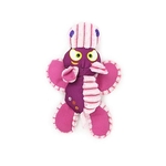 Snuggle Friends Dog Toy Pink Hippo-soft-toys-The Pet Centre