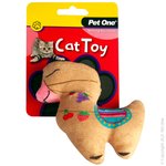 Pet One Cat Toy - Plush Llama Brown 13cm-plush-The Pet Centre