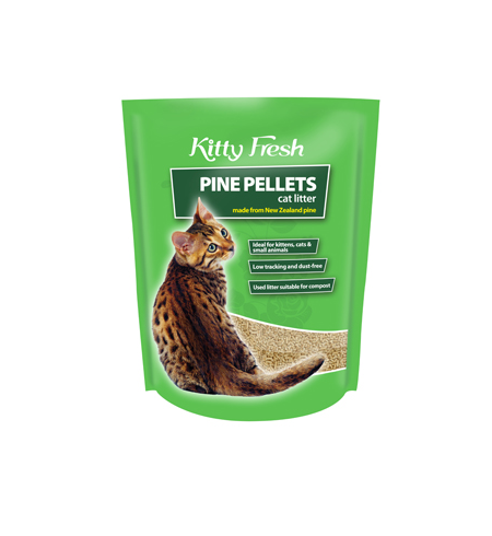 Kitty Fresh Pine Pellet Litter 10lt - 7kg