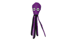 Tuffy Ocean Creature - Squid Purple-dog-The Pet Centre