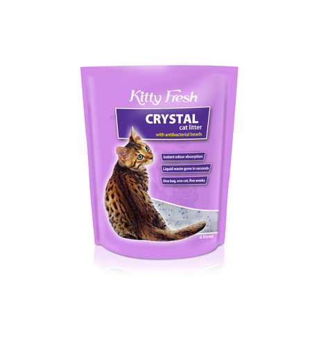 Kitty Fresh Crystal Cat Litter 6lt