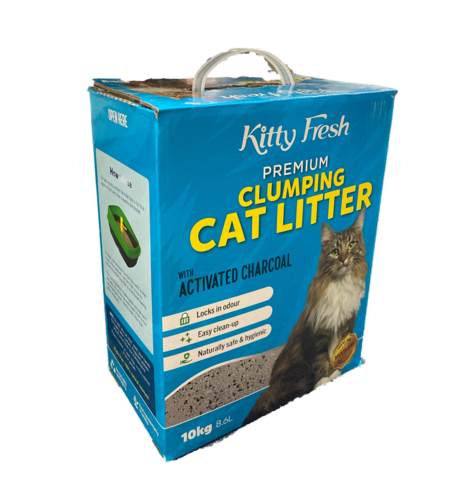 Kitty Fresh Activated Charcoal Clumping Litter 10kg