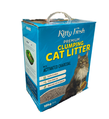 Kitty Fresh Activated Charcoal Clumping Litter 10kg