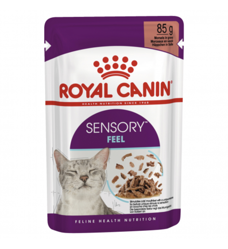Royal Canin Feline Health Nutrition Sensory Feel Gravy Pouches