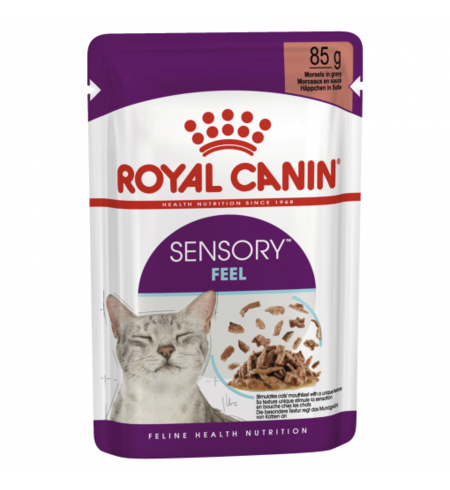 Royal Canin Feline Health Nutrition Sensory Feel Gravy Pouches