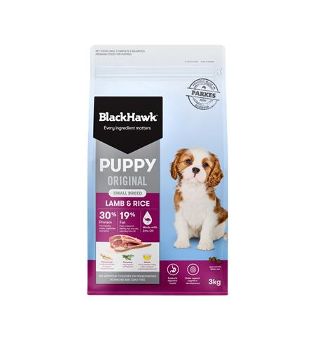 Black Hawk Puppy Small Breed Lamb & Rice 3kg