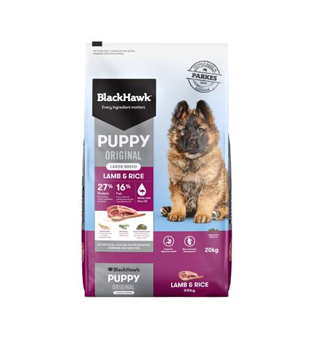 Black Hawk Puppy Large Breed Lamb & Rice 20kg