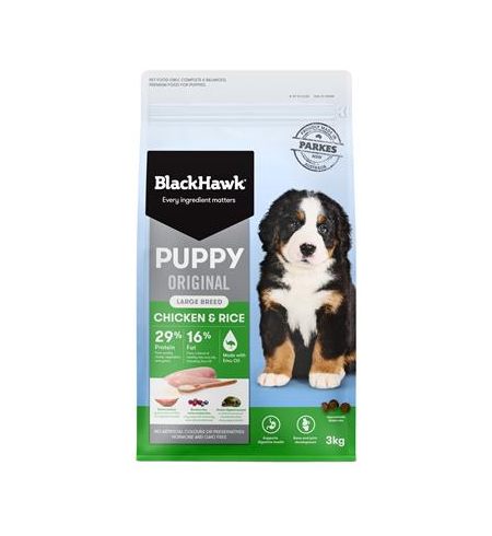 Black Hawk Puppy Large Breed Chicken & Rice 3kg