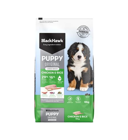 Black Hawk Puppy Large Breed Chicken & Rice 10kg